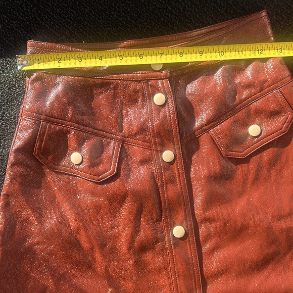 No 6. store leather skirt size 0 - Picture 6 of 7